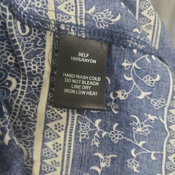 LuLu's Coveted Curated Collected Boho Paisley Low Back Maxi Dress Size M - Picture 16 of 16